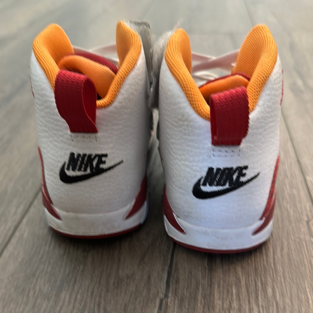 Nike Jordan Kids' White and Red Sneakers